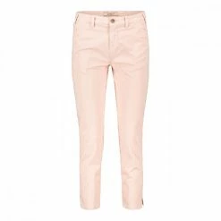 Nuovo 😀 40WEFT PANTALONI CHINO CAPRI MELITAS DONNA Rosa 👍