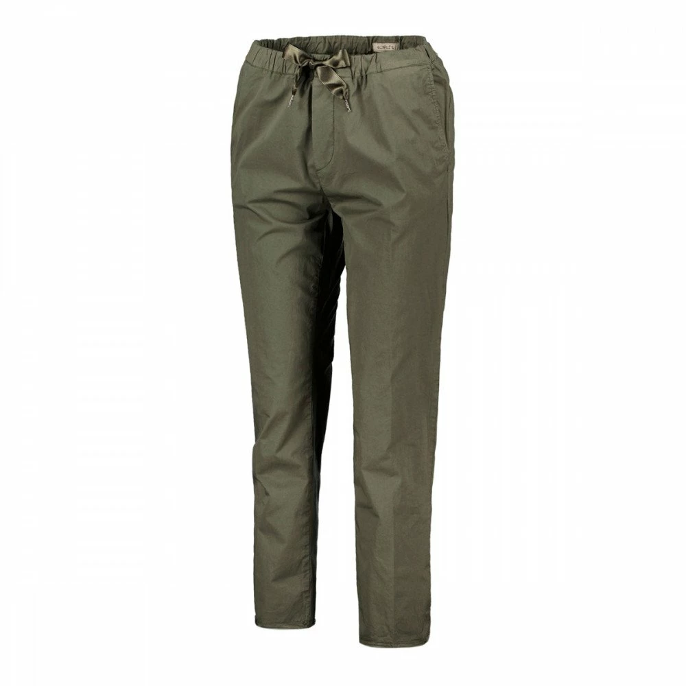 Promo โ 40WEFT PANTALONI COULISSE RELAXED POPELINE EMMA DONNA Verde ๐ 4 Promo โ 40WEFT PANTALONI COULISSE RELAXED POPELINE EMMA DONNA Verde ๐ - immagine 2