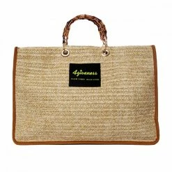 Sconto 🔔 4GIVENESS BORSA JUTA SAINT TROPEZ DONNA Beige 🤩