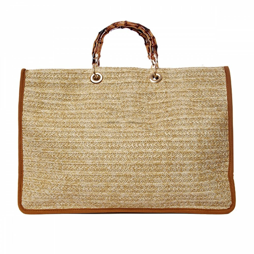 Sconto 🔔 4GIVENESS BORSA JUTA SAINT TROPEZ DONNA Beige 🤩 4 Sconto 🔔 4GIVENESS BORSA JUTA SAINT TROPEZ DONNA Beige 🤩 - immagine 2