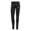 Vendita lampo 🥰 ADIDAS LEGGINGS 3 STRIPES DONNA Nero 🥰