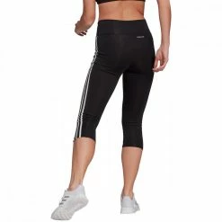Promo 👏 ADIDAS CAPRI 3 STRIPES DONNA Nero 🤩 -Offerte Novità Negozio adidas gl3985 leggings 3 4 3 stripes donna sport style donna 042073401 blk 3