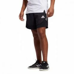 Nuovo ⌛ ADIDAS SHORT AERO 3 STRIPES Nero ⭐ 8 Nuovo ⌛ ADIDAS SHORT AERO 3 STRIPES Nero ⭐ -Offerte Novità Negozio adidas gm0332 short aero 3 stripes pb abbigliamento training e palestra uomo 044376101 blk 2