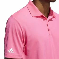 Miglior prezzo 😀 ADIDAS PERFORMANCE POLO 👍 -Offerte Novità Negozio adidas gq3123 performance polo abbigliamento golf uomo 045009501 pink 4
