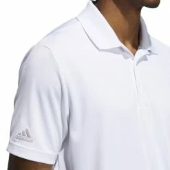 Miglior offerta ✔️ ADIDAS PERFORMANCE POLO 🤩 -Offerte Novità Negozio adidas gq3124 performance polo abbigliamento golf uomo 045009601 wht 4