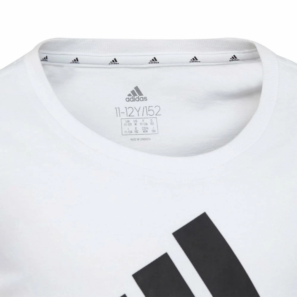 Nuovo π ADIDAS T-SHIRT LOGO BAMBINA Bianco π 4 Nuovo π ADIDAS T-SHIRT LOGO BAMBINA Bianco π - immagine 2