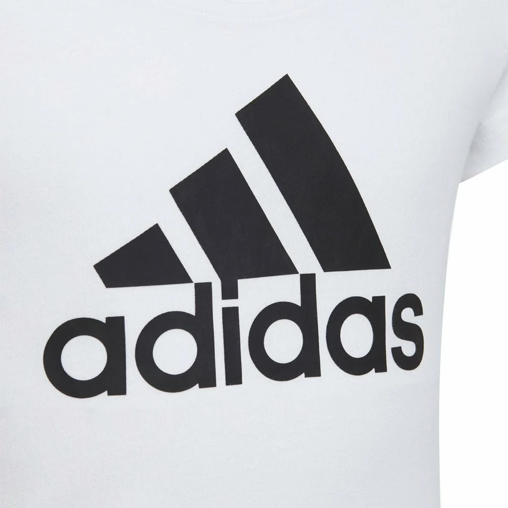 Nuovo π ADIDAS T-SHIRT LOGO BAMBINA Bianco π 5 Nuovo π ADIDAS T-SHIRT LOGO BAMBINA Bianco π - immagine 3