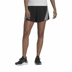 Acquistare 😀 ADIDAS SHORT 3 STRIPES DONNA ⭐ -Offerte Novità Negozio adidas h57305 shorts 3 stripes donna sport style donna 044388601 blk 2