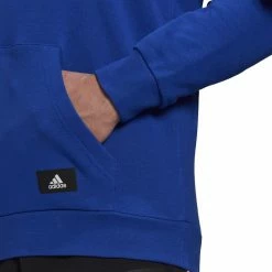 Il più economico 🎉 ADIDAS FELPA CON CAPPUCCIO 3 BAR GARZATA Royal 🎉 -Offerte Novità Negozio adidas ha1414 felpa cappuccio 3 bar garzata sport style uomo 044388001 roy 6