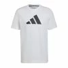 Promo 🥰 ADIDAS T-SHIRT 3 BAR Bianco 🤩 -Offerte Novità Negozio adidas hc3476 t shirt 3 bar sport style uomo 044388101 wht 1