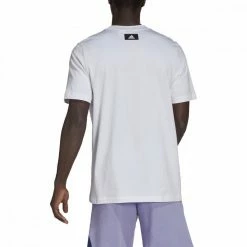 Promo 🥰 ADIDAS T-SHIRT 3 BAR Bianco 🤩 -Offerte Novità Negozio adidas hc3476 t shirt 3 bar sport style uomo 044388101 wht 3