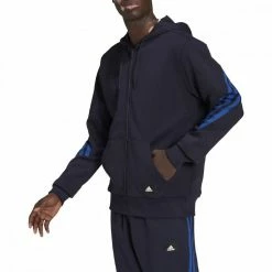 Il più economico ✔️ ADIDAS FELPA ZIP E CAPPUCCIO 3-STRIPES Blu 😀 -Offerte Novità Negozio adidas hc5248 felpa zip e cappuccio 3 stripes sport style uomo 044388201 blu 2