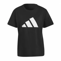 Offerte 🧨 ADIDAS T-SHIRT 3 BAR DONNA Nero 🔥