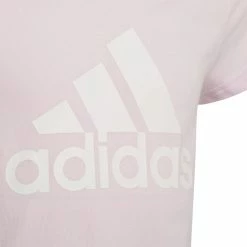 Migliore vendita 🌟 ADIDAS T-SHIRT LOGO BAMBINA Rosa ✨ -Offerte Novità Negozio adidas he1980 t shirt logo bambina abbigliamento bambino 044373901 pink 4
