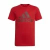Offerte ⭐ ADIDAS T-SHIRT LOGO BAMBINO Rosso ✔️ -Offerte Novità Negozio adidas he9280 t shirt logo bambino abbigliamento bambino 044385901 red 1