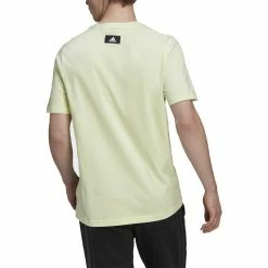 Vendita lampo 🔥 ADIDAS T-SHIRT 3 BAR Lime 👏 -Offerte Novità Negozio adidas hf4758 t shirt 3 bar sport style uomo 044389501 lime 3