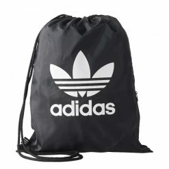 Nuovo π ADIDAS ORIGINALS GYMSACK TREFOIL Nero π