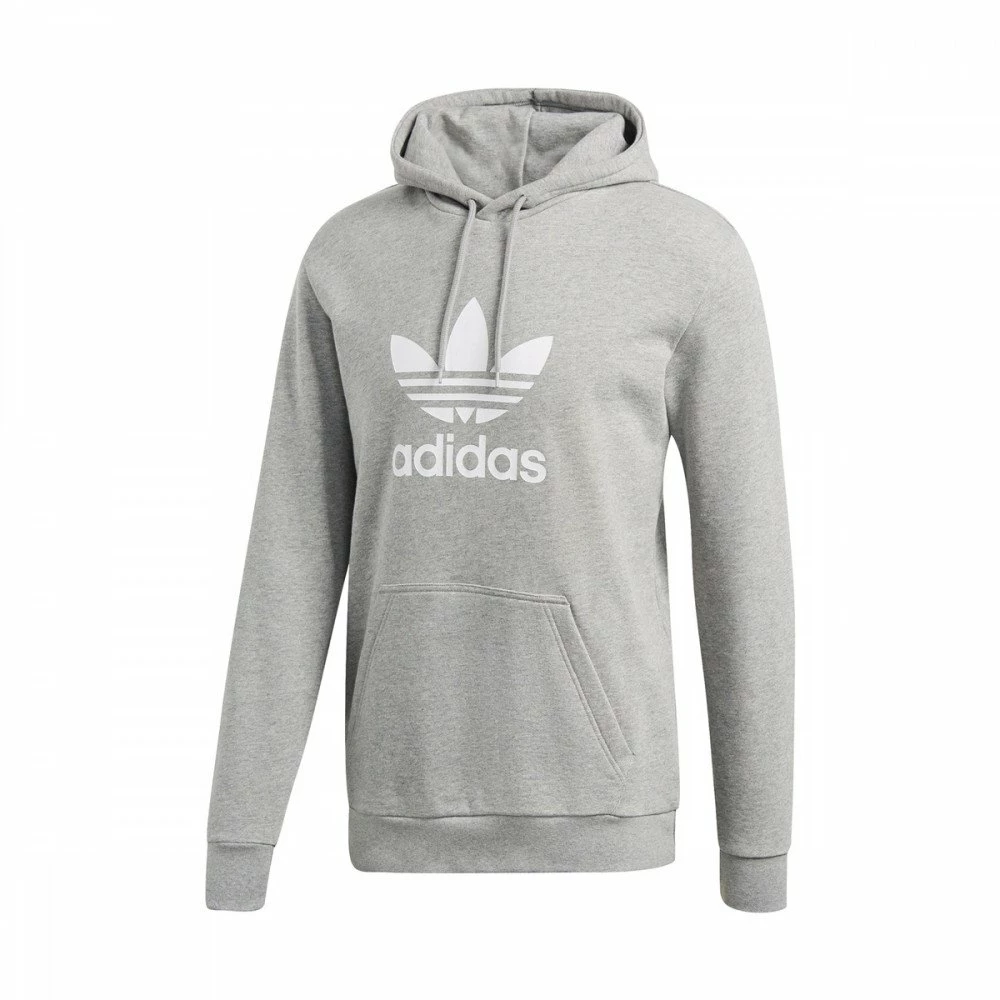 Vendita calda 🎉 ADIDAS ORIGINALS FELPA CON CAPPUCCIO TREFOIL Grigio 😍 3 Vendita calda 🎉 ADIDAS ORIGINALS FELPA CON CAPPUCCIO TREFOIL Grigio 😍