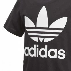 Bilancio 😉 ADIDAS ORIGINALS T-SHIRT TREFOIL BAMBINO Nero 🔔 -Offerte Novità Negozio adidas originals dv2905 t shirt trefoil bambino abbigliamento bambino 037815101 05 3