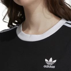 Miglior prezzo 🎉 ADIDAS ORIGINALS T-SHIRT 3-STRIPES DONNA Nero 🎉 -Offerte Novità Negozio adidas originals ed7482 t shirt 3 stripes donna sport style donna 038742601 82 5