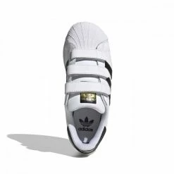 Offerte 😍 ADIDAS ORIGINALS SUPERSTAR VELCRO BAMBINO Bianco 🧨 -Offerte Novità Negozio adidas originals ef4838 superstar velcro bambino tutte sneaker bambino 040881601 38 4