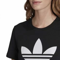 Buono 🧨 ADIDAS ORIGINALS T-SHIRT TREFOIL DONNA Nero 😍 -Offerte Novità Negozio adidas originals fm3311 t shirt trefoil donna sport style donna 040096001 11 3