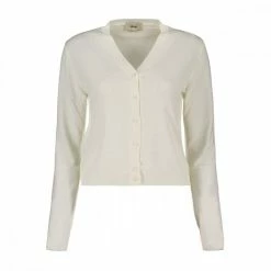 Offerte 👏 AKEP CARDIGAN IN VISCOSA DONNA Bianco 🤩