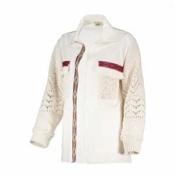 Bilancio 🥰 AKEP GIACCA OVERSHIRT MANICHE COROCHET DONNA 🎉