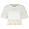 Nuovo 😉 AKEP T-SHIRT CROPP FRANGE DONNA 🛒