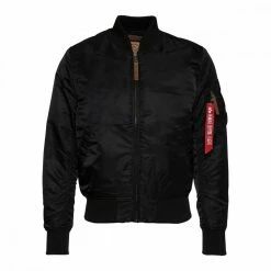 Migliore vendita 🎁 ALPHA INDUSTRIES BOMBER SLIM MA-1 VF 59 Nero 🌟