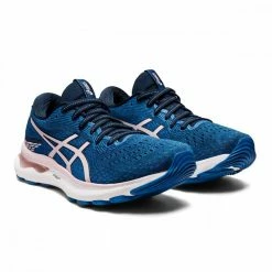 Sconto 👍 ASICS GEL-NIMBUS 24 DONNA Blu 😍 -Offerte Novità Negozio asics 1012b201 gel nimbus 24 donna scarpe running donna 044031901 400 2
