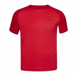 Presa 🛒 BABOLAT T-SHIRT PLAY CREW NECK Rosso 👍