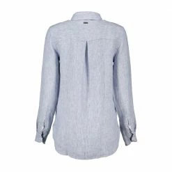 Miglior prezzo 🎉 BARBOUR CAMICIA IN LINO MARINE DONNA Bianco, Blu 🛒 -Offerte Novità Negozio barbour lsh1315 camicia in lino marine donna casual donna 044618801 ny73 2