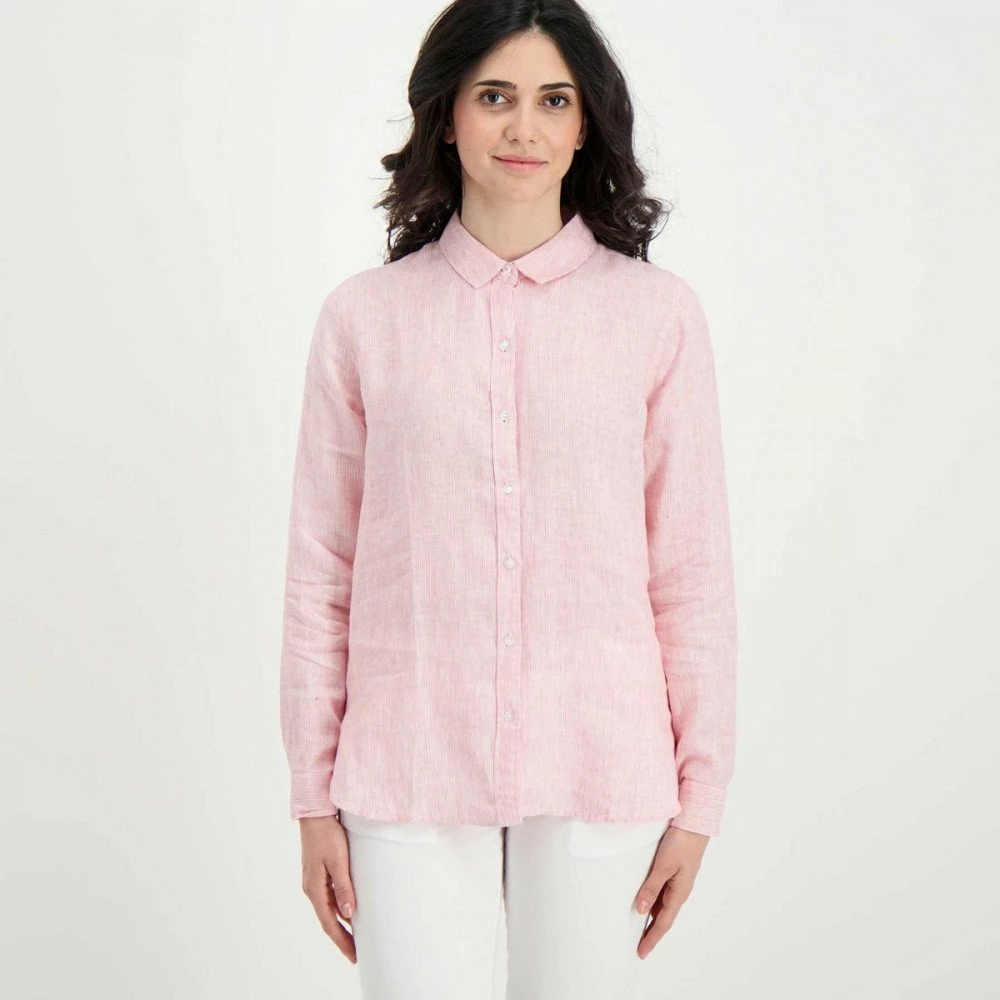Miglior prezzo 🔔 BARBOUR CAMICIA IN LINO MARINE DONNA Bianco, Rosa ✨ 5 Miglior prezzo 🔔 BARBOUR CAMICIA IN LINO MARINE DONNA Bianco, Rosa ✨ - immagine 3
