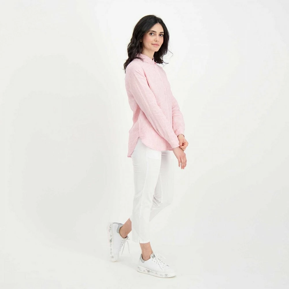 Miglior prezzo 🔔 BARBOUR CAMICIA IN LINO MARINE DONNA Bianco, Rosa ✨ 8 Miglior prezzo 🔔 BARBOUR CAMICIA IN LINO MARINE DONNA Bianco, Rosa ✨ - immagine 6