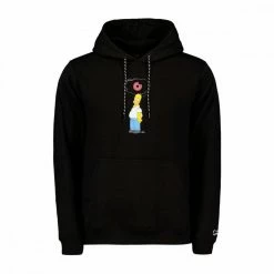 Il più economico 😍 BILLABONG FELPA CON CAPPUCCIO SIMPSONS DONUT Nero ⭐