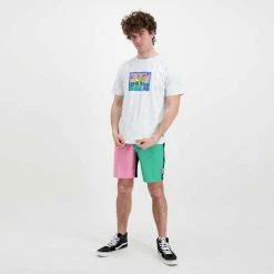 Sconto ⌛ BILLABONG T-SHIRT SIMPSONS COUCH GAG Bianco 🔔 -Offerte Novità Negozio billabong c1ss74bip2 t shirt simpsons couch gag street style uomo 044693401 10 6