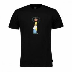 Promo 😍 BILLABONG T-SHIRT SIMPSONS DONUT Nero 👍
