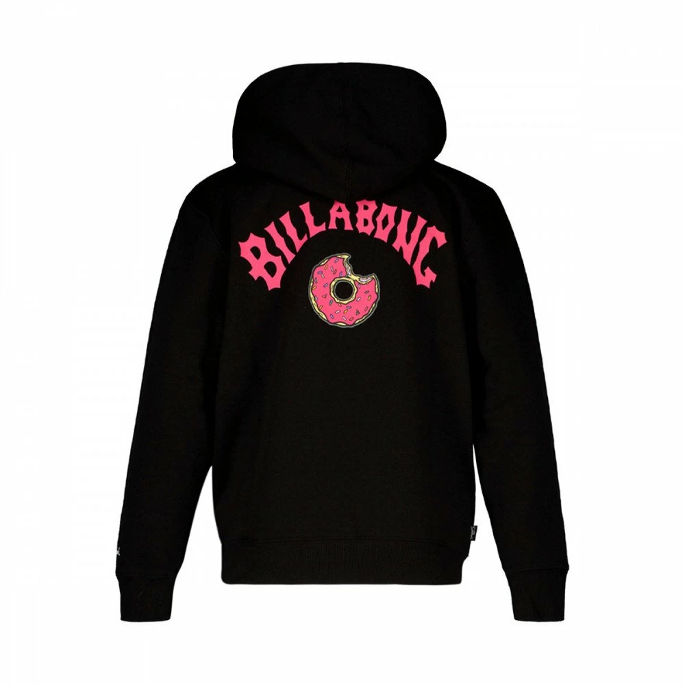 Promo 🔔 BILLABONG FELPA CON CAPPUCCIO SIMPSON DONUT BAMBINO Nero 😀 4 Promo 🔔 BILLABONG FELPA CON CAPPUCCIO SIMPSON DONUT BAMBINO Nero 😀 - immagine 2