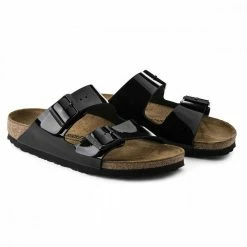 Sconto 👏 BIRKENSTOCK ARIZONA BLACK PATENT DONNA 🥰 -Offerte Novità Negozio birkenstock 1005292 arizona black patent donna tutti sandali donna 044801801 blk 4