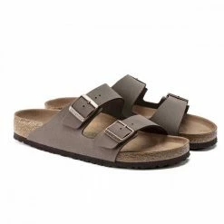 Vendita calda ⌛ BIRKENSTOCK ARIZONA MOKA VEGAN 🌟 -Offerte Novità Negozio birkenstock 1022861 arizona moka vegan tutti sandali uomo 044804801 moka 4