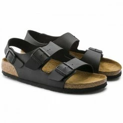 Nuovo di zecca 🥰 BIRKENSTOCK MILANO BLACK Nero ❤️ -Offerte Novità Negozio birkenstock 34793 milano black tutti sandali uomo 042591801 blk 4