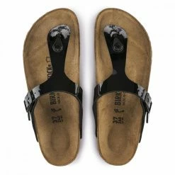 Promo ⭐ BIRKENSTOCK GIZEH BLACK PATENT DONNA 🌟 -Offerte Novità Negozio birkenstock 43661 gizeh black patent donna tutti sandali donna 044804301 blk 3