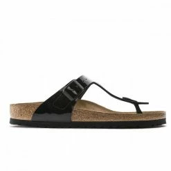 Promo ⭐ BIRKENSTOCK GIZEH BLACK PATENT DONNA 🌟 -Offerte Novità Negozio birkenstock 43661 gizeh black patent donna tutti sandali donna 044804301 blk 5