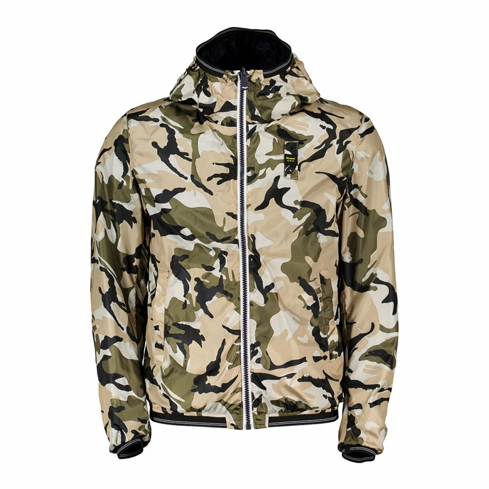 Sconto 🛒 BLAUER BOMBER CON CAPPUCCIO REVERSIBILE CAMO Blu 🥰 5 Sconto 🛒 BLAUER BOMBER CON CAPPUCCIO REVERSIBILE CAMO Blu 🥰 - immagine 3