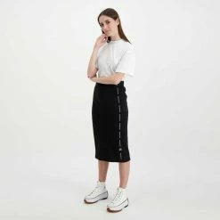 Vendita lampo 🥰 CALVIN KLEIN 👖 JEANS GONNA MIDI LOGO DONNA Nero 🎁 -Offerte Novità Negozio calvin klein jeans j20j217643 gonna midi logo donna casual donna 044968101 beh 6