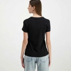 Miglior prezzo 👍 CALVIN KLEIN 👖 JEANS T-SHIRT MONOGRAM LOGO DONNA Nero 😉 -Offerte Novità Negozio calvin klein jeans j20j217902 t shirt monogram logo donna casual donna 044970401 beh 3