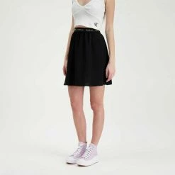 Buono 🎁 CALVIN KLEIN 👖 JEANS GONNA REPEAT LOGO ELASTIC DONNA Nero 😍 -Offerte Novità Negozio calvin klein jeans j20j218193 gonna repeat logo elastic donna casual donna 044971501 beh 3