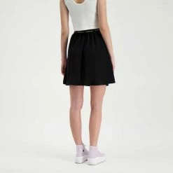 Buono 🎁 CALVIN KLEIN 👖 JEANS GONNA REPEAT LOGO ELASTIC DONNA Nero 😍 -Offerte Novità Negozio calvin klein jeans j20j218193 gonna repeat logo elastic donna casual donna 044971501 beh 4