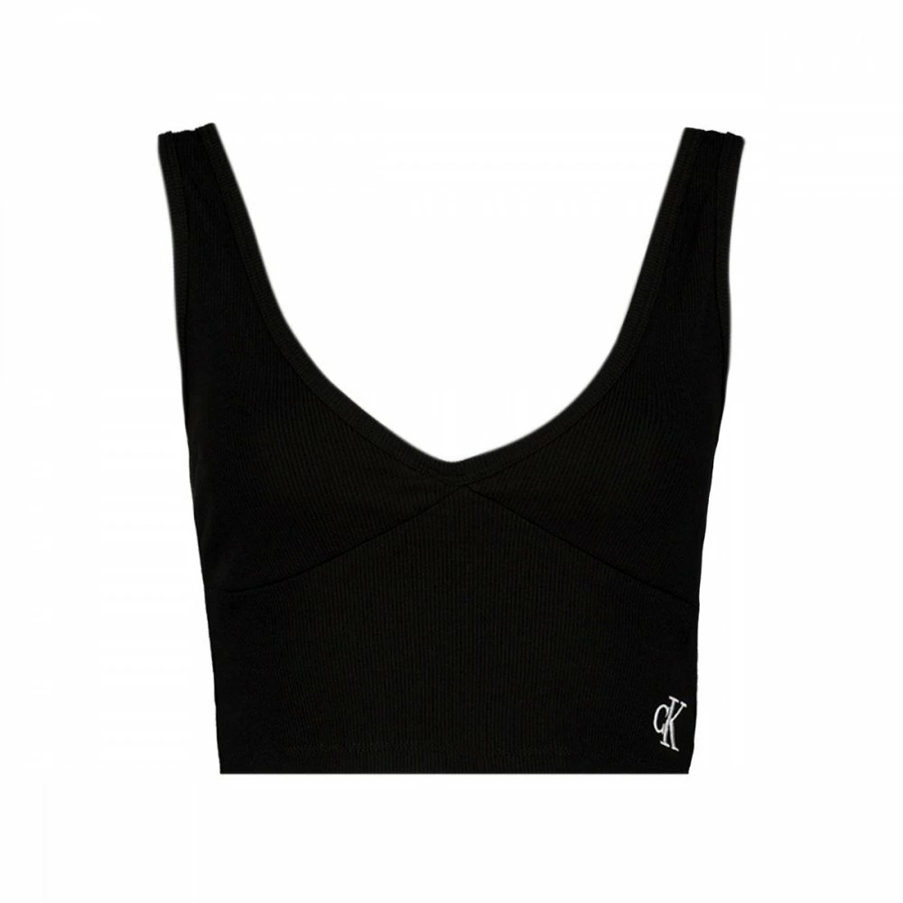 I primi 10 🥰 CALVIN KLEIN 👖 JEANS TOP RIB CROP DONNA Nero 🌟 3 I primi 10 🥰 CALVIN KLEIN 👖 JEANS TOP RIB CROP DONNA Nero 🌟